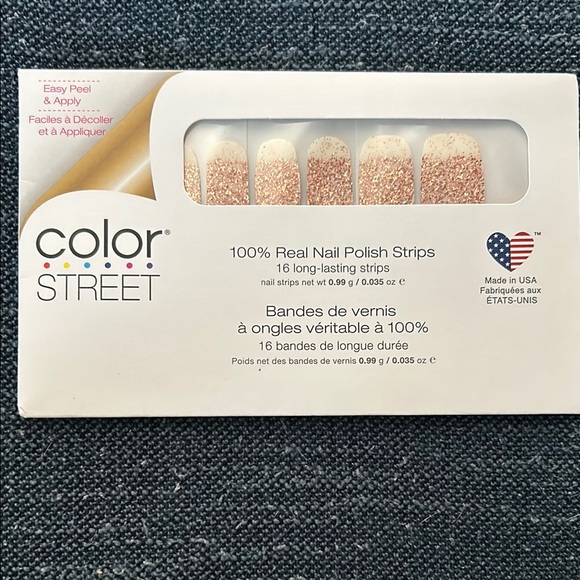 Color Street Nail Strips: Coming Up Rose Gold - Picture 1 of 4